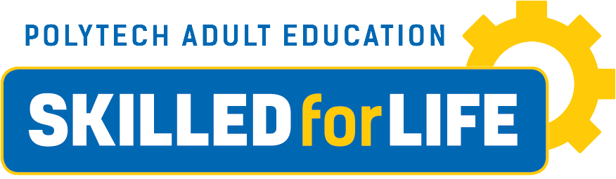 Polytech Adult Education Skilled For Life Logo